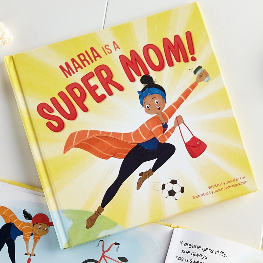 ¡Me veo!® Libro personalizado de súper mamá