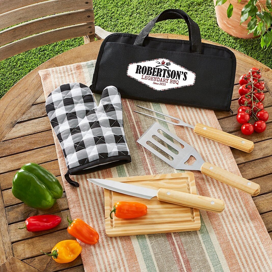 Juego de herramientas de 5 piezas para BBQ Crew