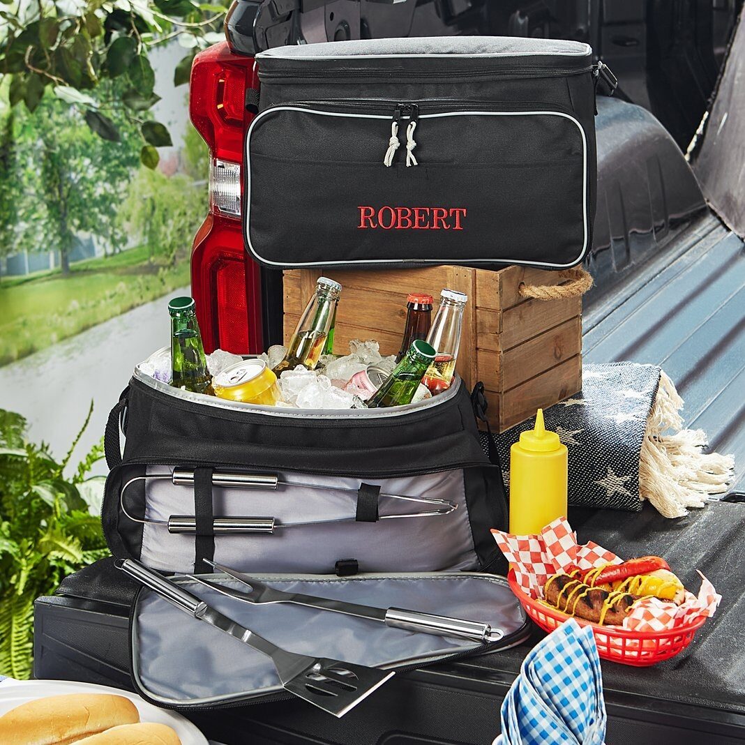 Bolsa térmica y juego de herramientas para barbacoa Grill Master