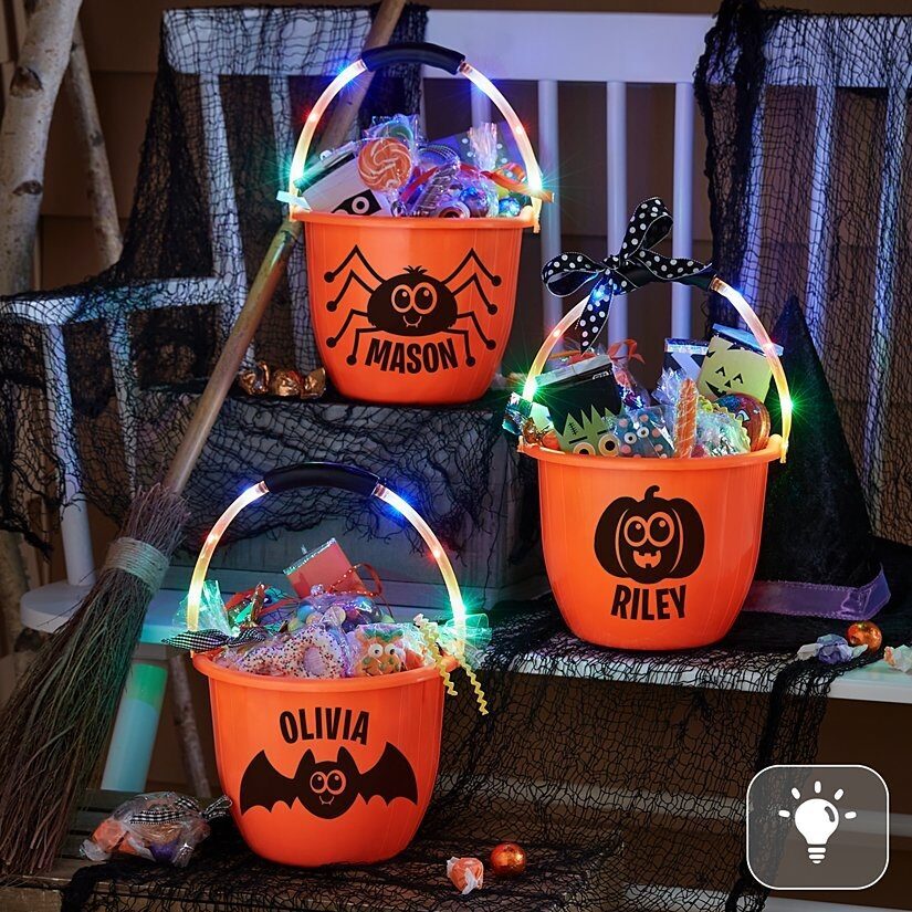 Cubo con asa iluminada Creepy Critters