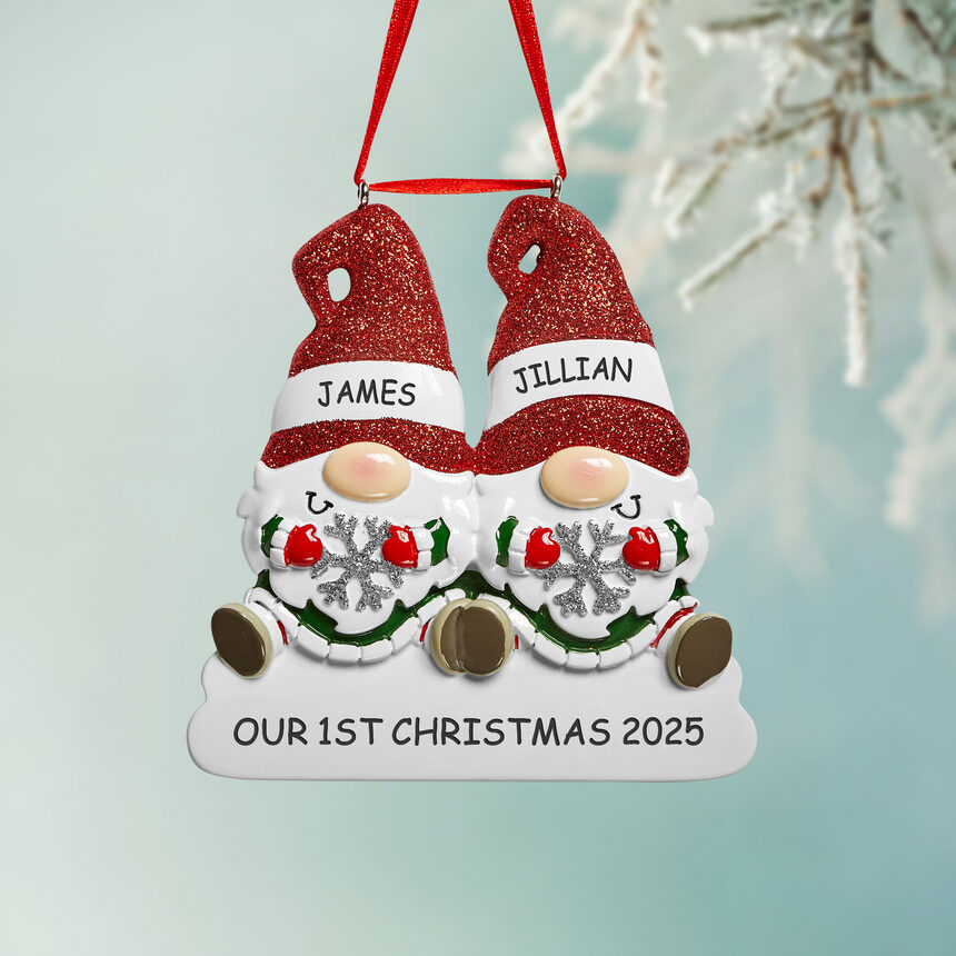 Adorno familiar de gnomos Ho Ho