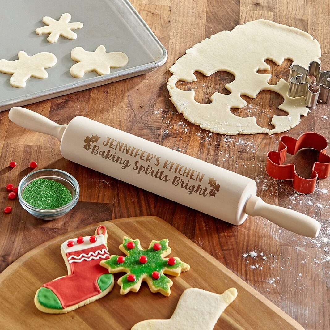Rodillo de madera brillante Baking Spirits