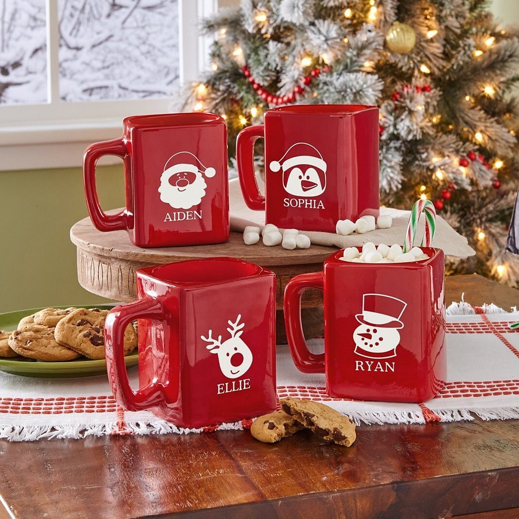 Taza cuadrada New Winter Fun (1 taza)