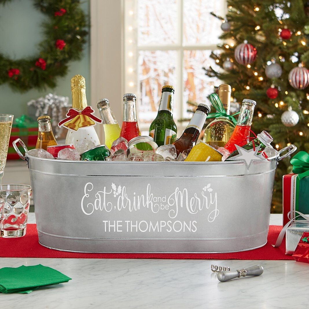 Recipiente para bebidas Eat, Drink &amp; Be Merry (recipiente)
