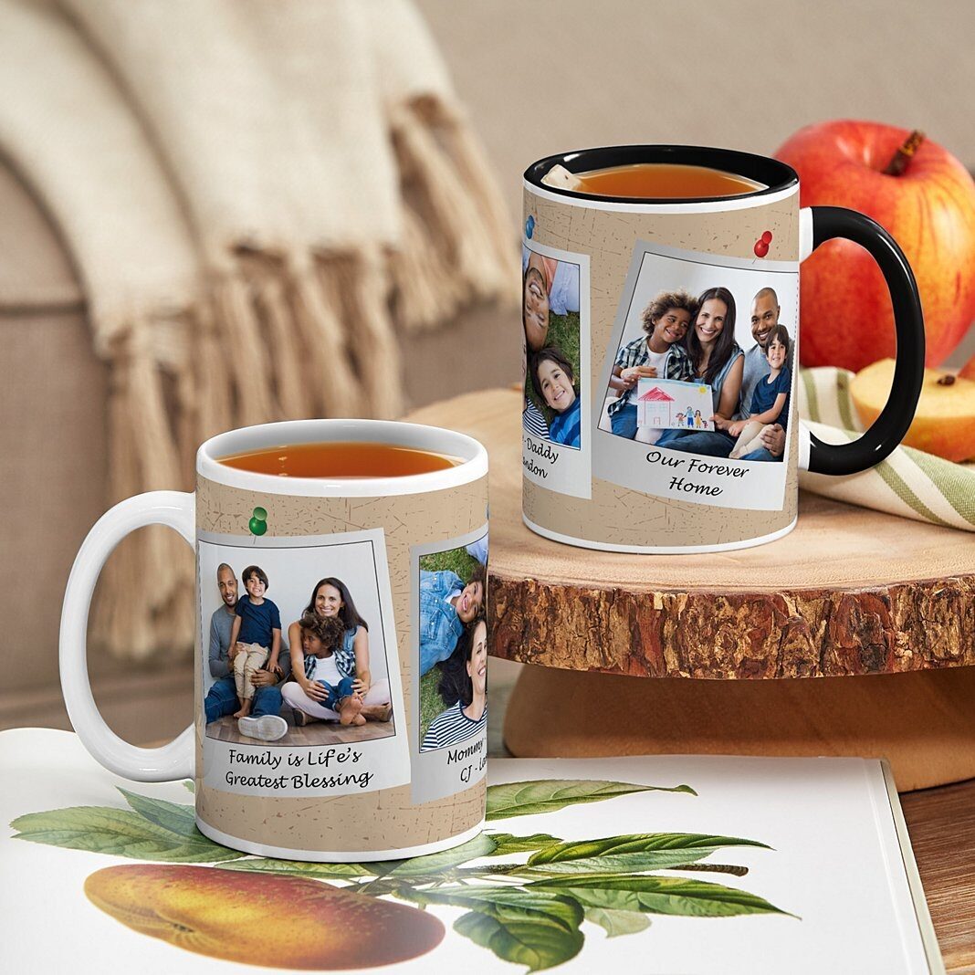 Taza con foto compartida de recuerdos