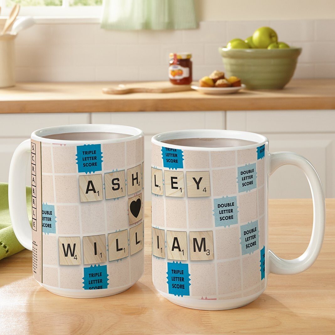 Taza para parejas de Scrabble®