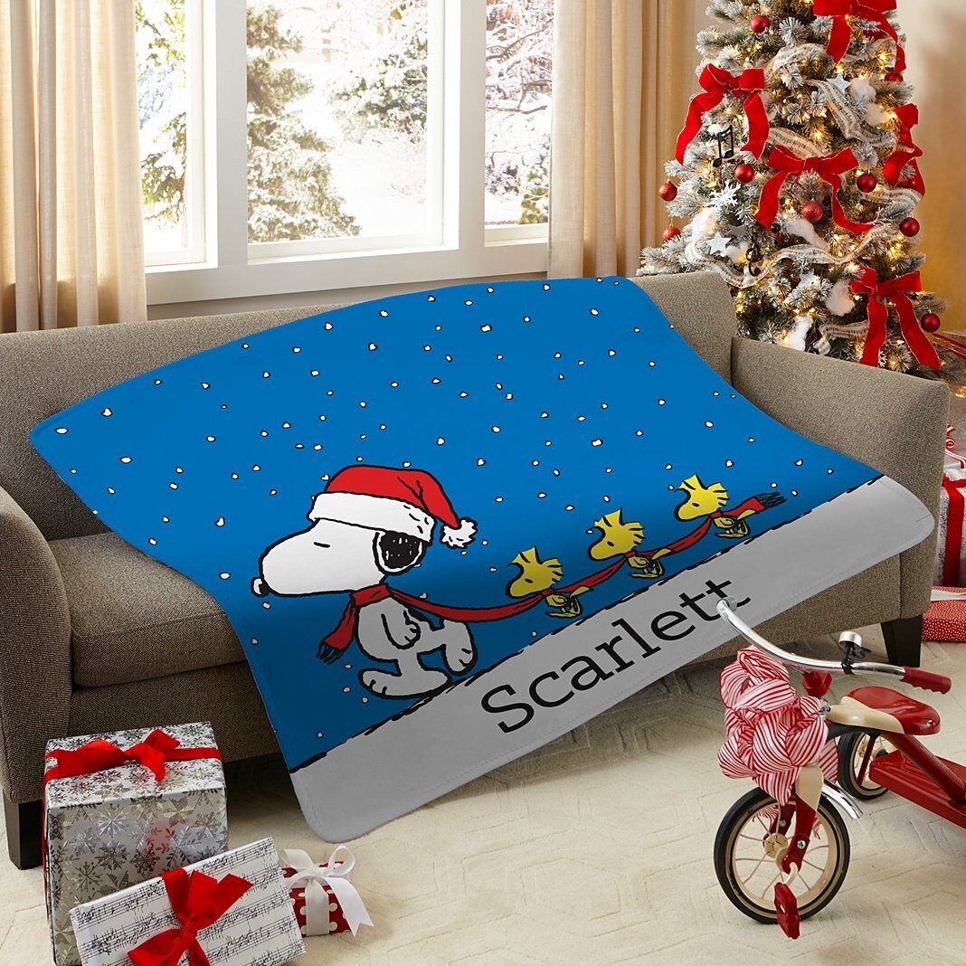 Manta de nieve de Snoopy y Woodstock de PEANUTS®