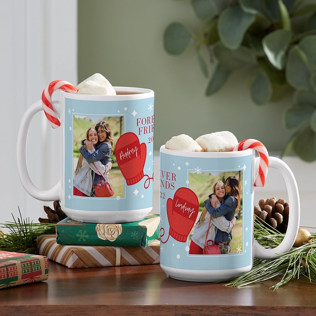 Taza con foto de Mitten Friends