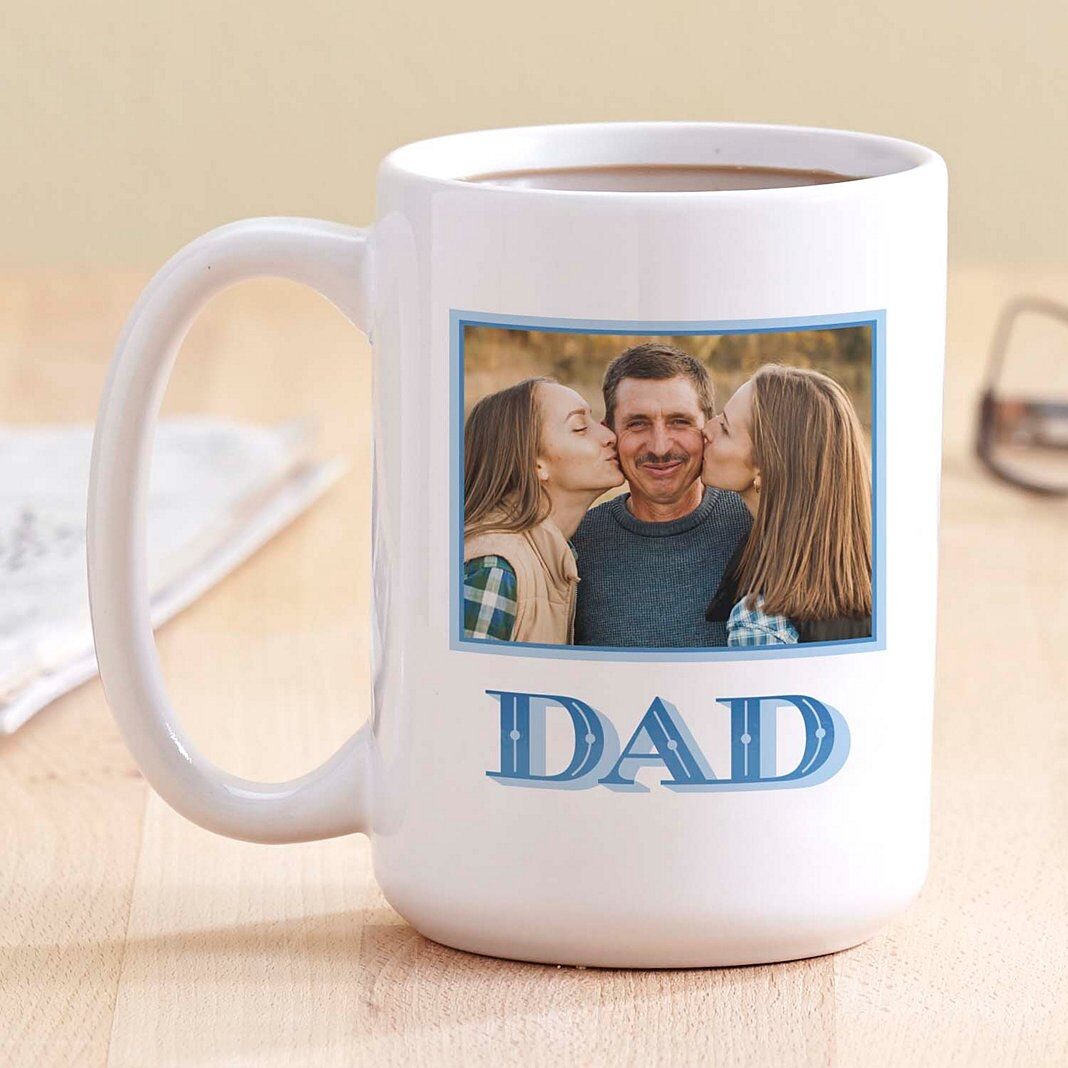 Taza con foto de papá (11 oz)