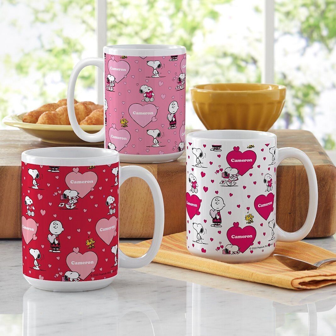 Taza de corazones de PEANUTS®
