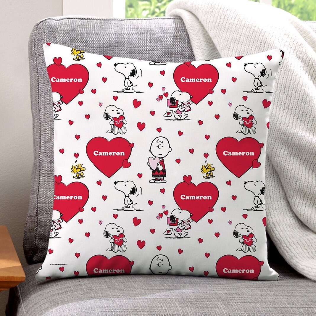 Almohada decorativa con forma de corazón