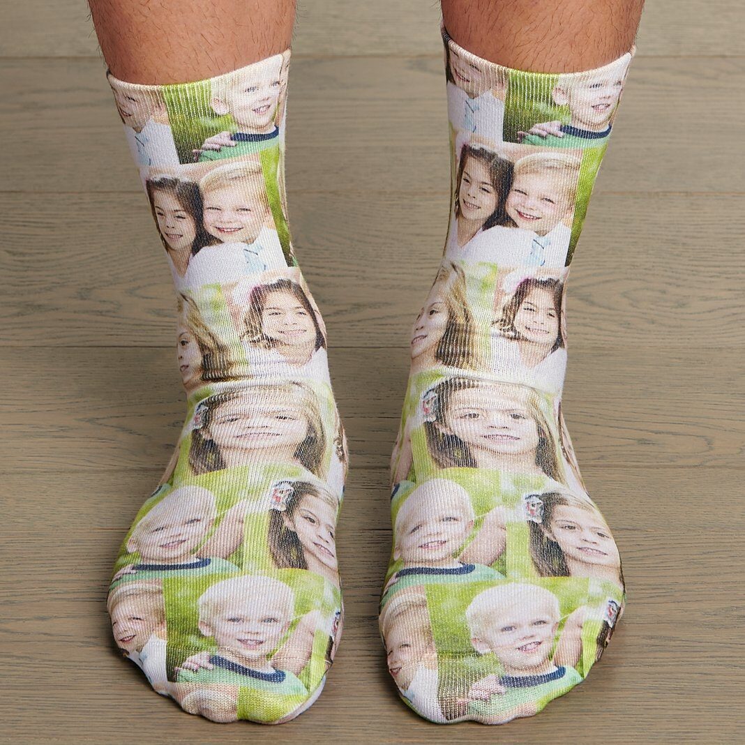 Calcetines de la universidad de fotografía