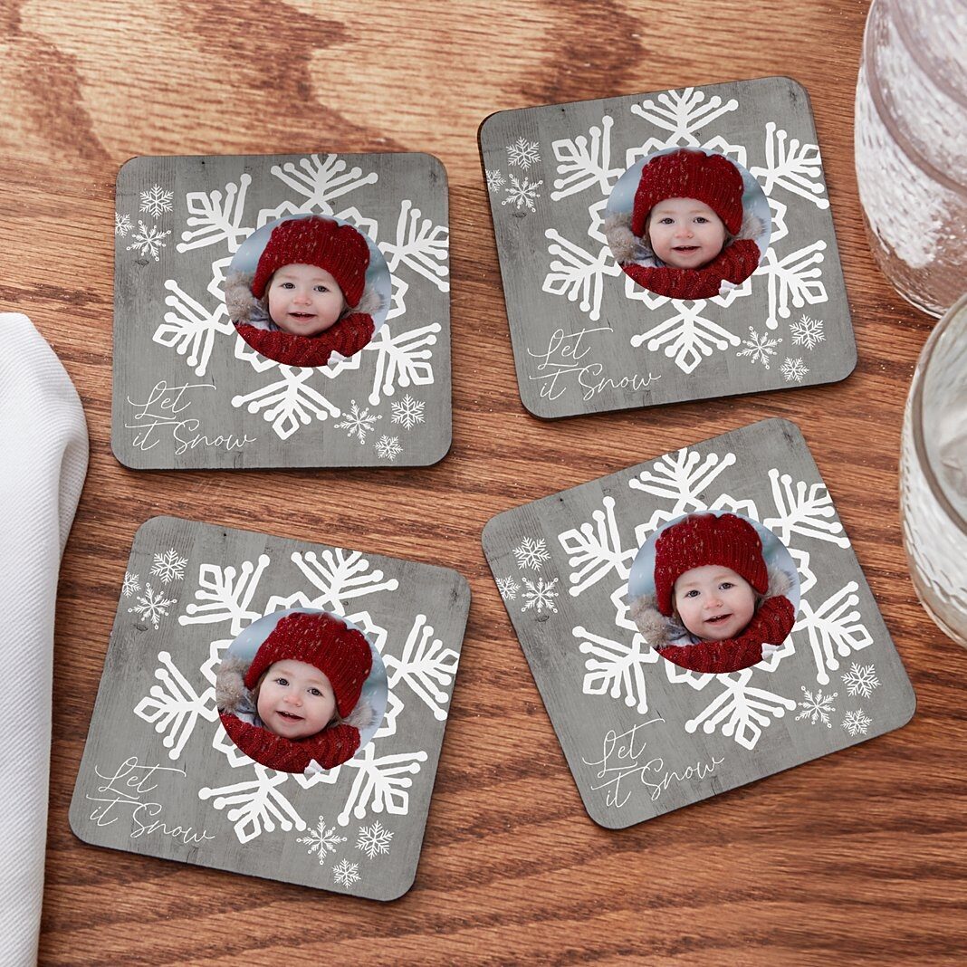 Posavasos fotográficos de Let It Snow