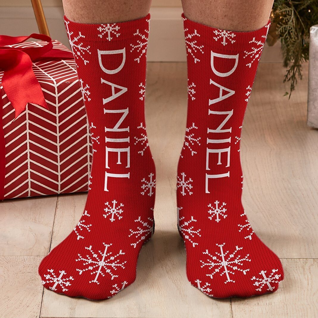 Calcetines de copo de nieve