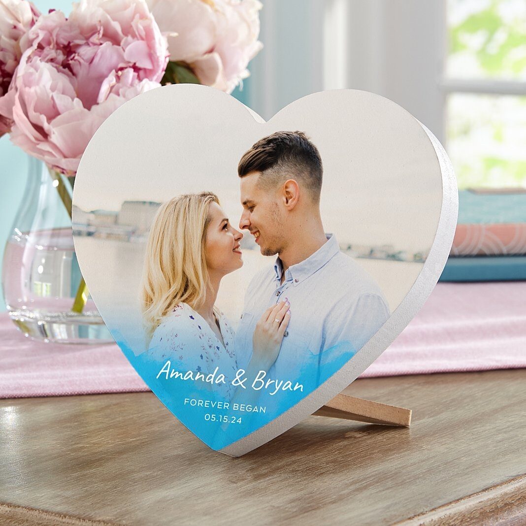 Foto de Forever Began Corazón de madera