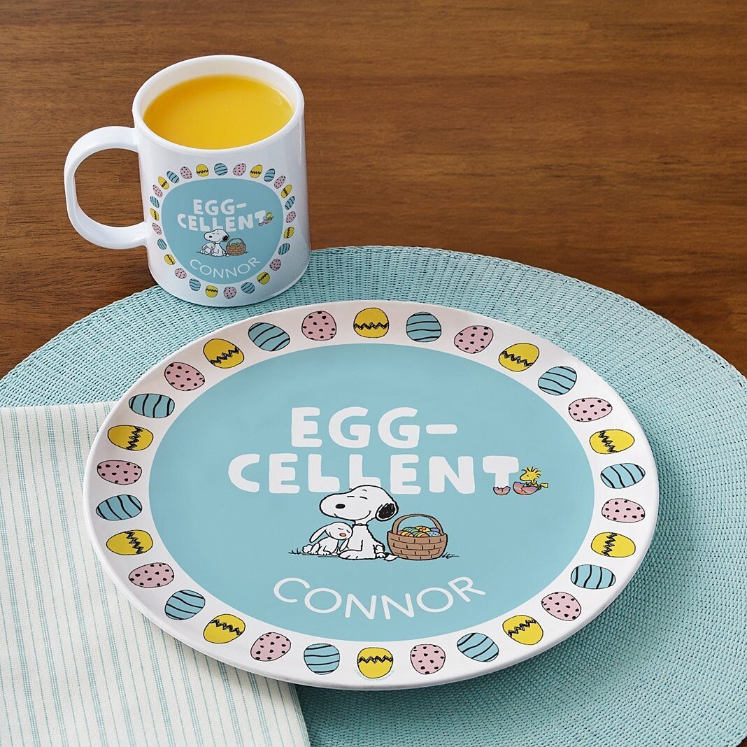 Vajilla personalizada PEANUTS® Egg-Cellent