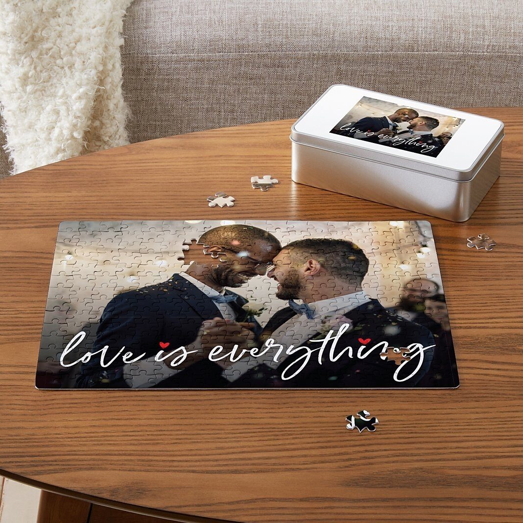 Rompecabezas fotográfico "El amor lo es todo"