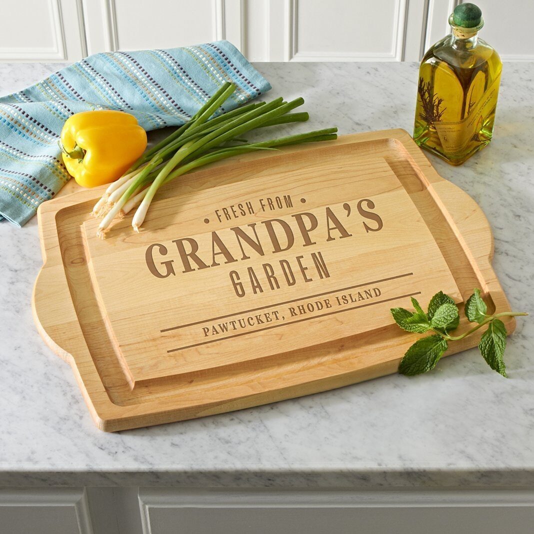 Tabla de cortar de madera de arce fresca de granja (regular)