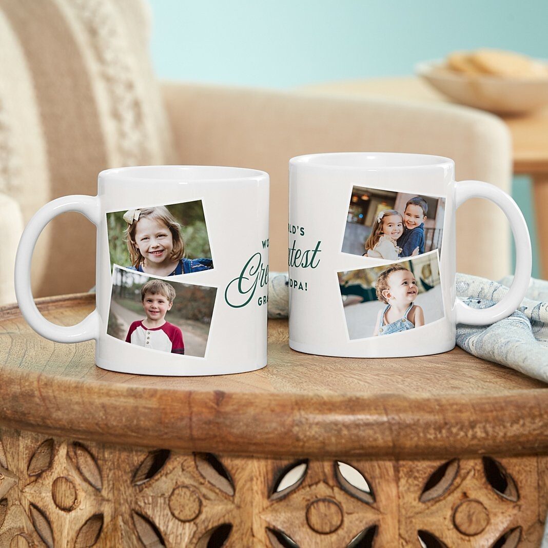 Taza con el mejor collage de fotos del mundo