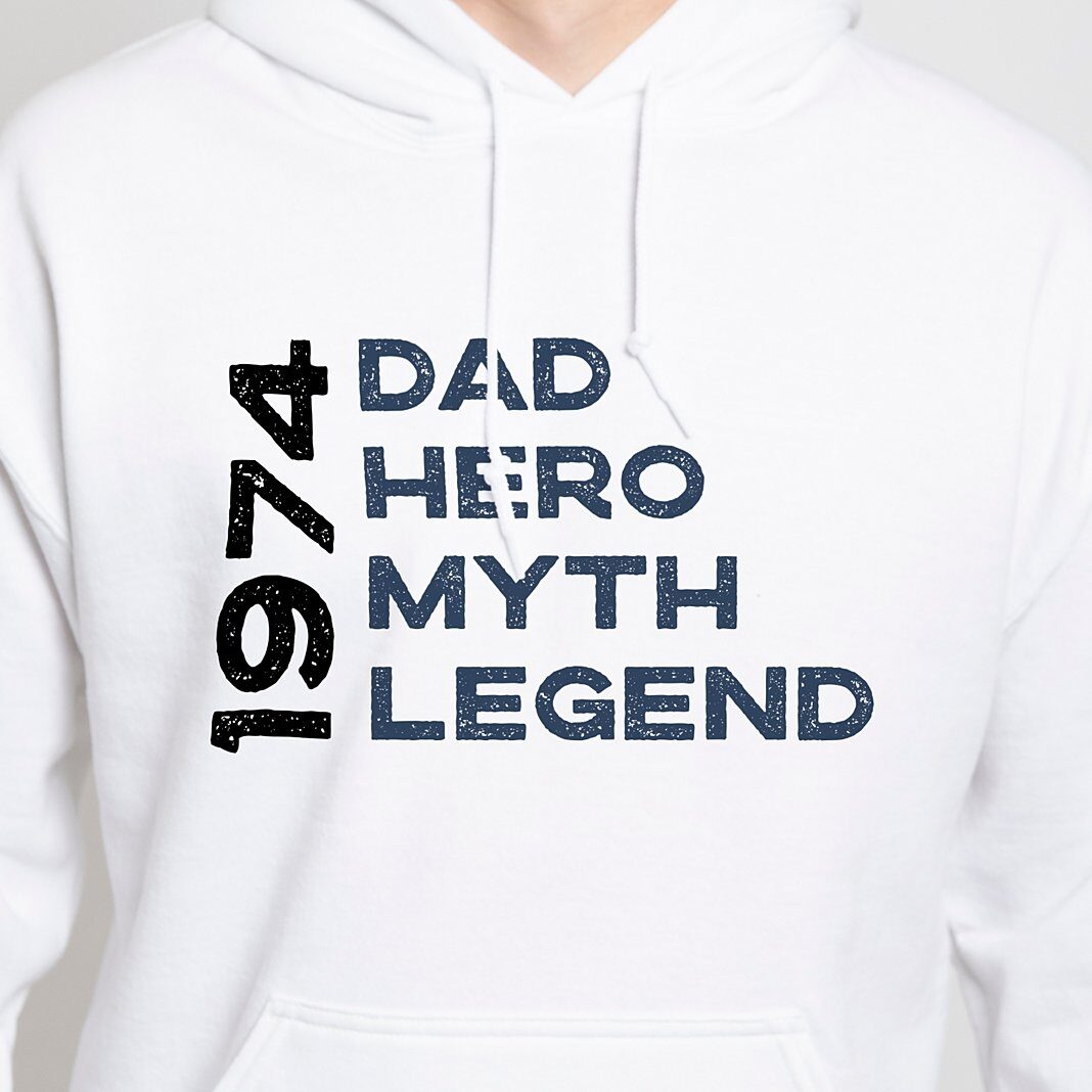 Sudadera con leyenda del año establecido