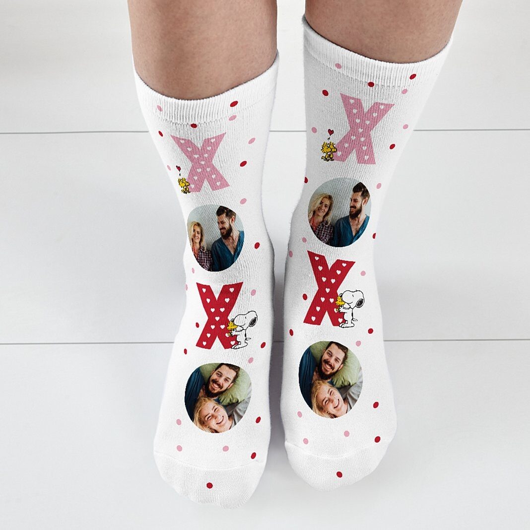 Calcetines con foto PEANUTS® XOXO
