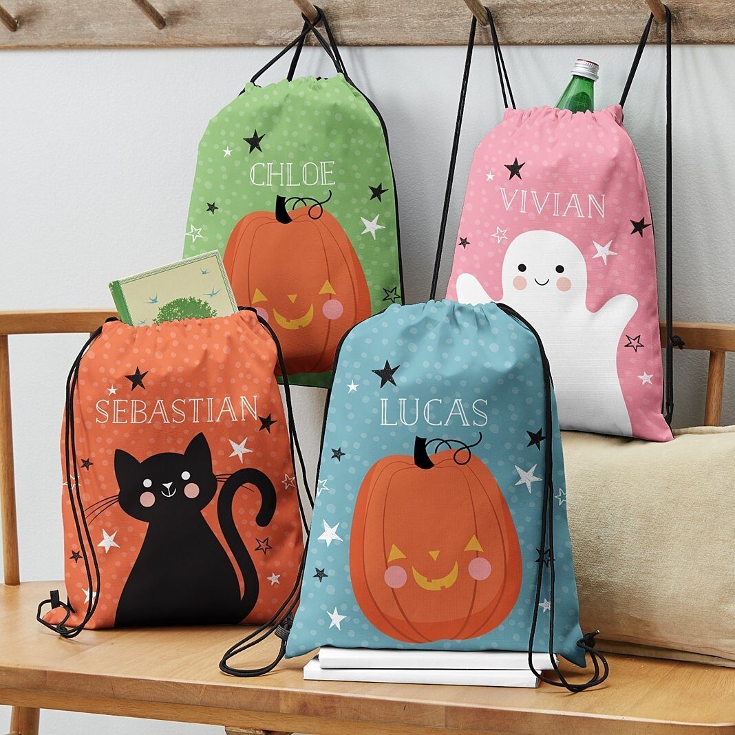 Nueva y linda bolsa con cordón con forma de personaje de caramelo