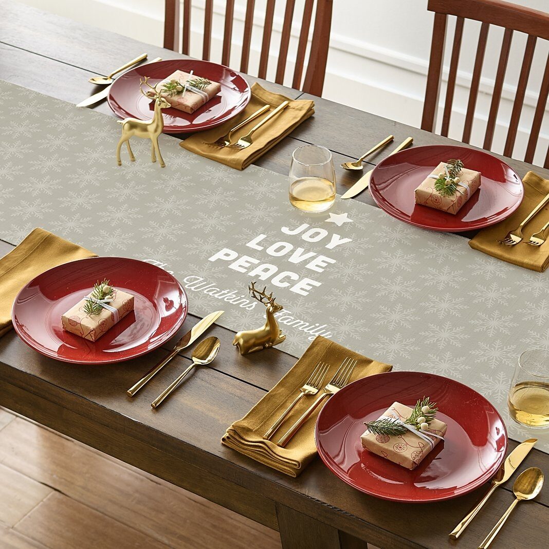 Nuevo camino de mesa Joy Love Peace