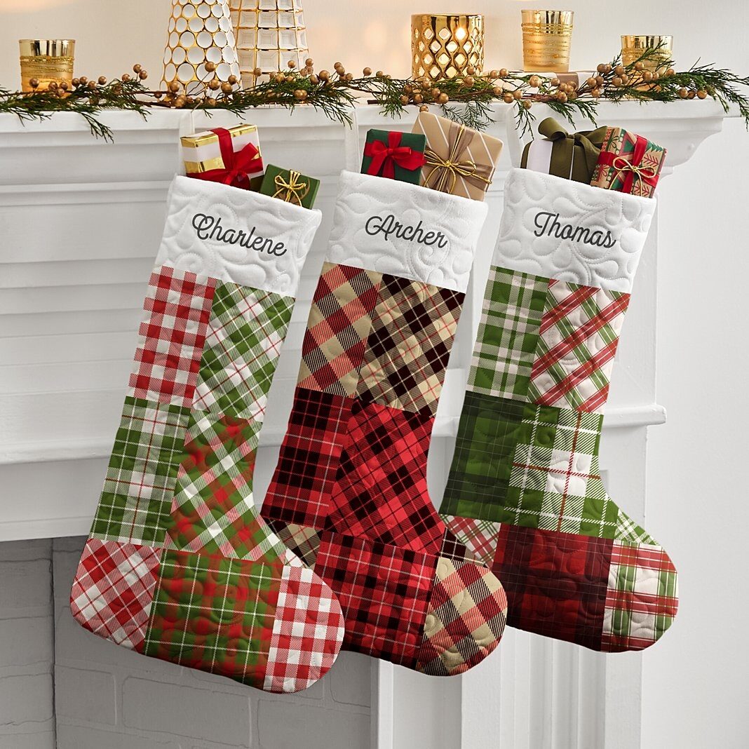 Nueva media acolchada de patchwork