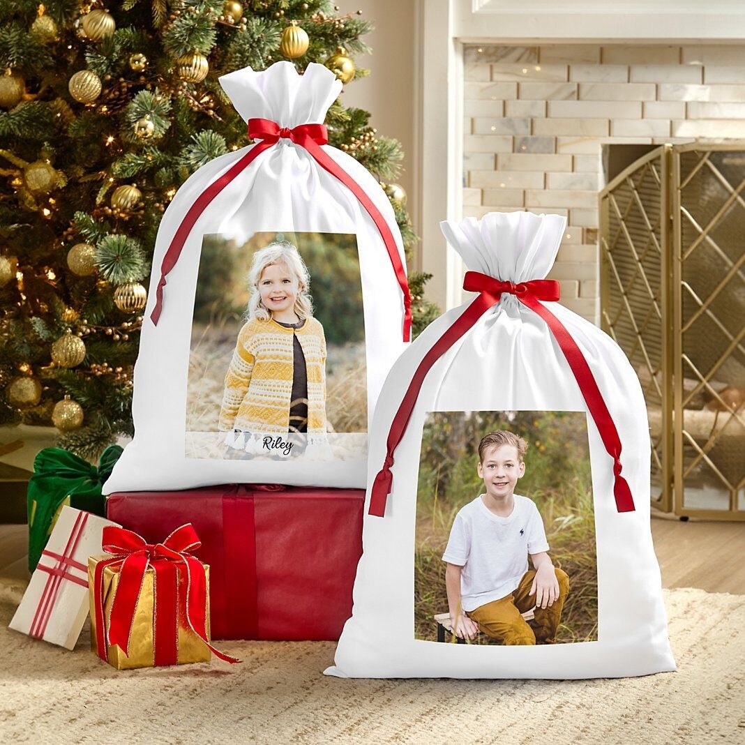 Nueva bolsa de regalo de gran tamaño con una foto perfecta