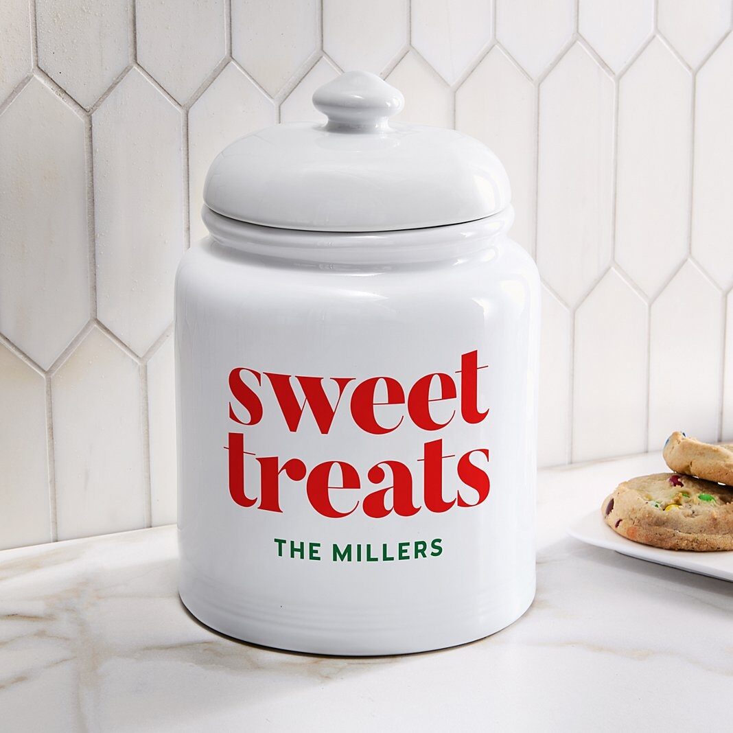 Nuevo tarro de galletas con dulces