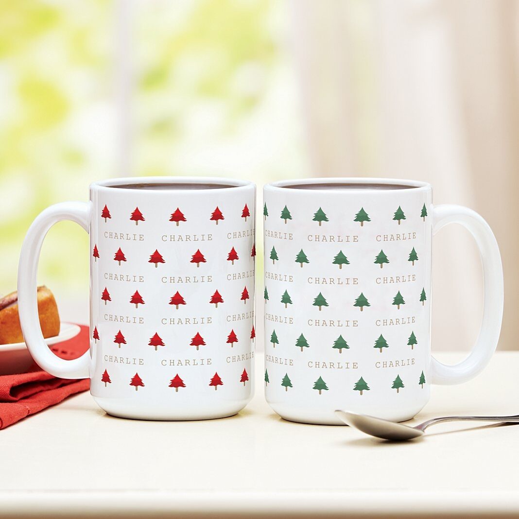 Nueva taza con diseño de árbol