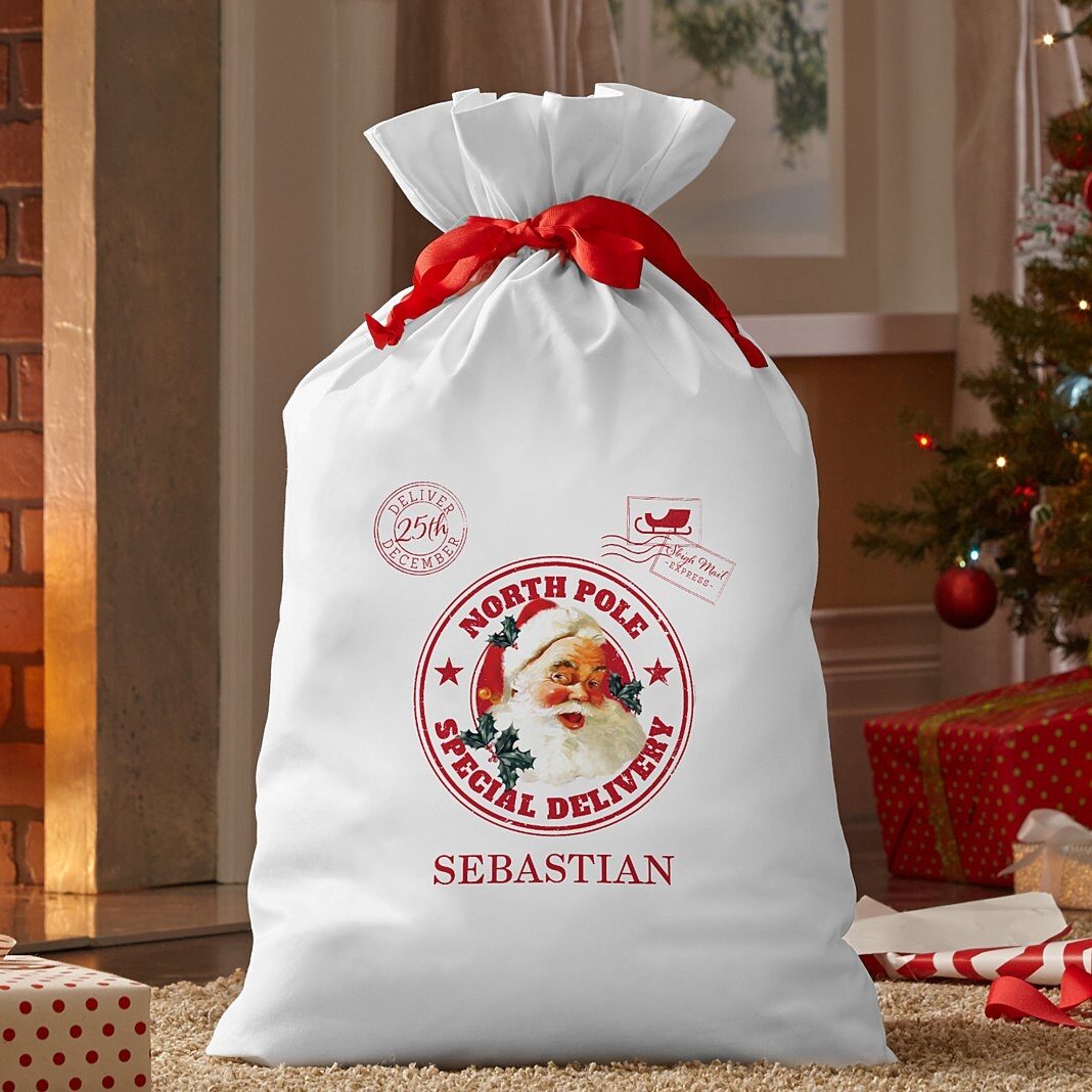 Nueva bolsa de regalo de gran tamaño con entrega especial al Polo Norte