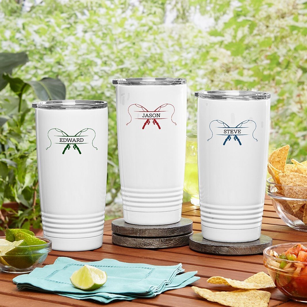 Vaso térmico para amantes de la pesca