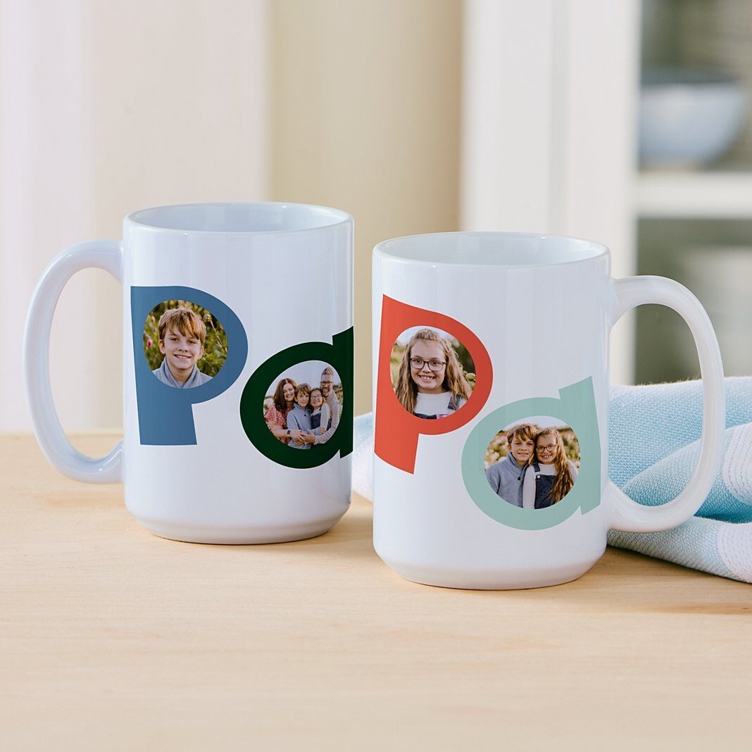 Taza con foto de papá