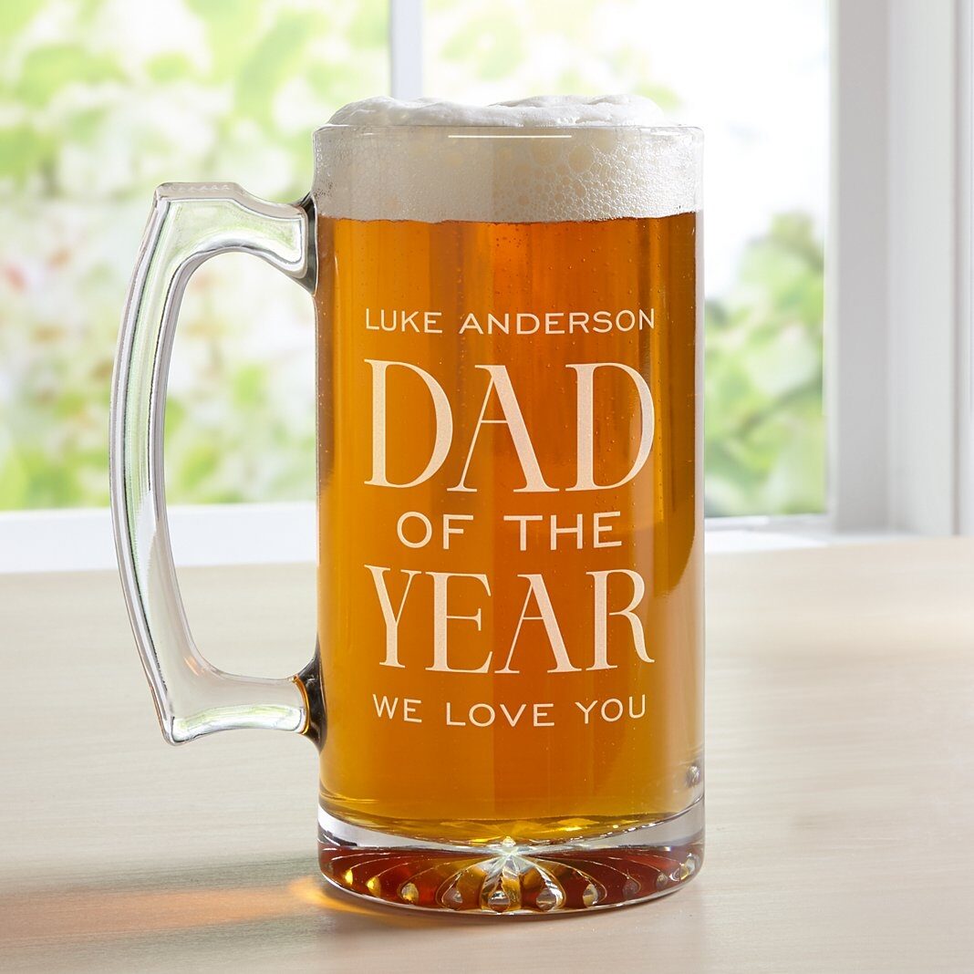 Jarra de cerveza extragrande "Papá del año"