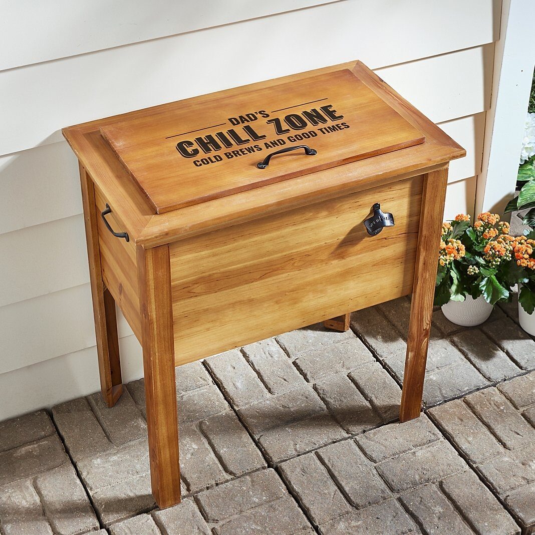 Nevera portátil de madera para exteriores Chill Zone
