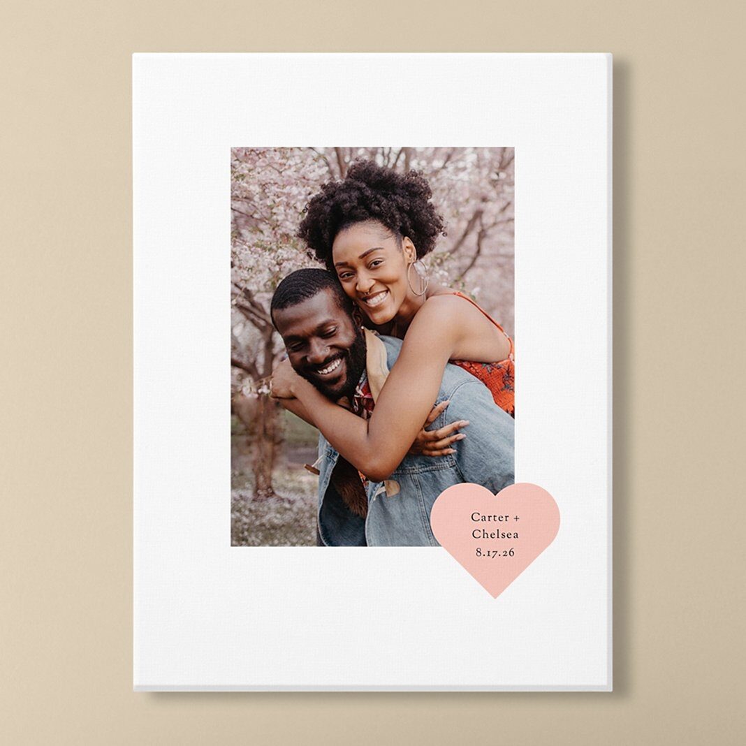 Nuestro lienzo fotográfico de historia de amor