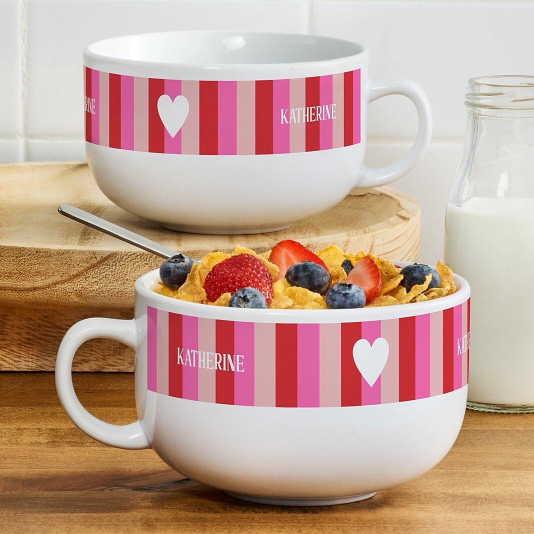 Cuenco Sweetheart Stripes