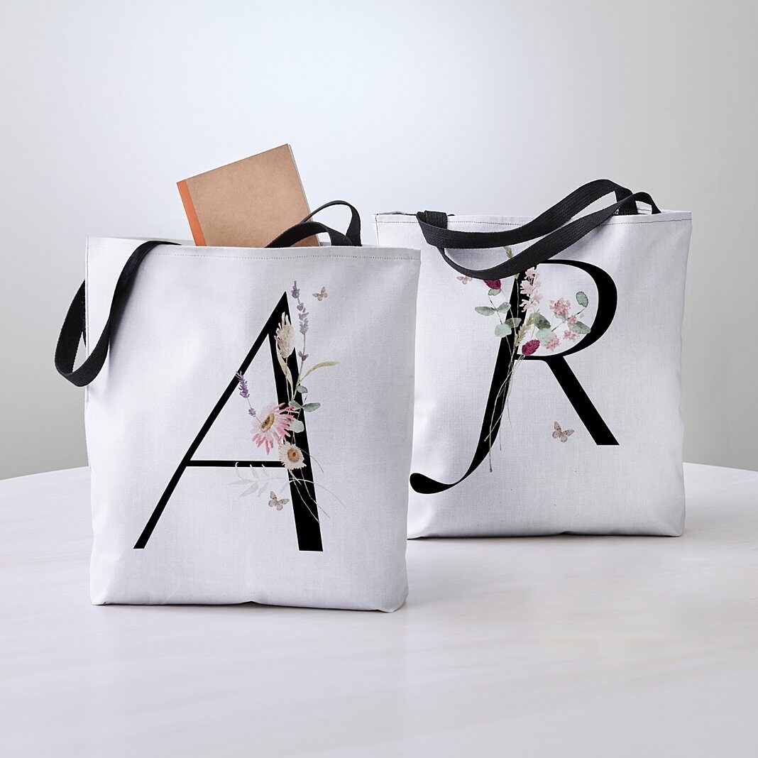 Bolso tote floral