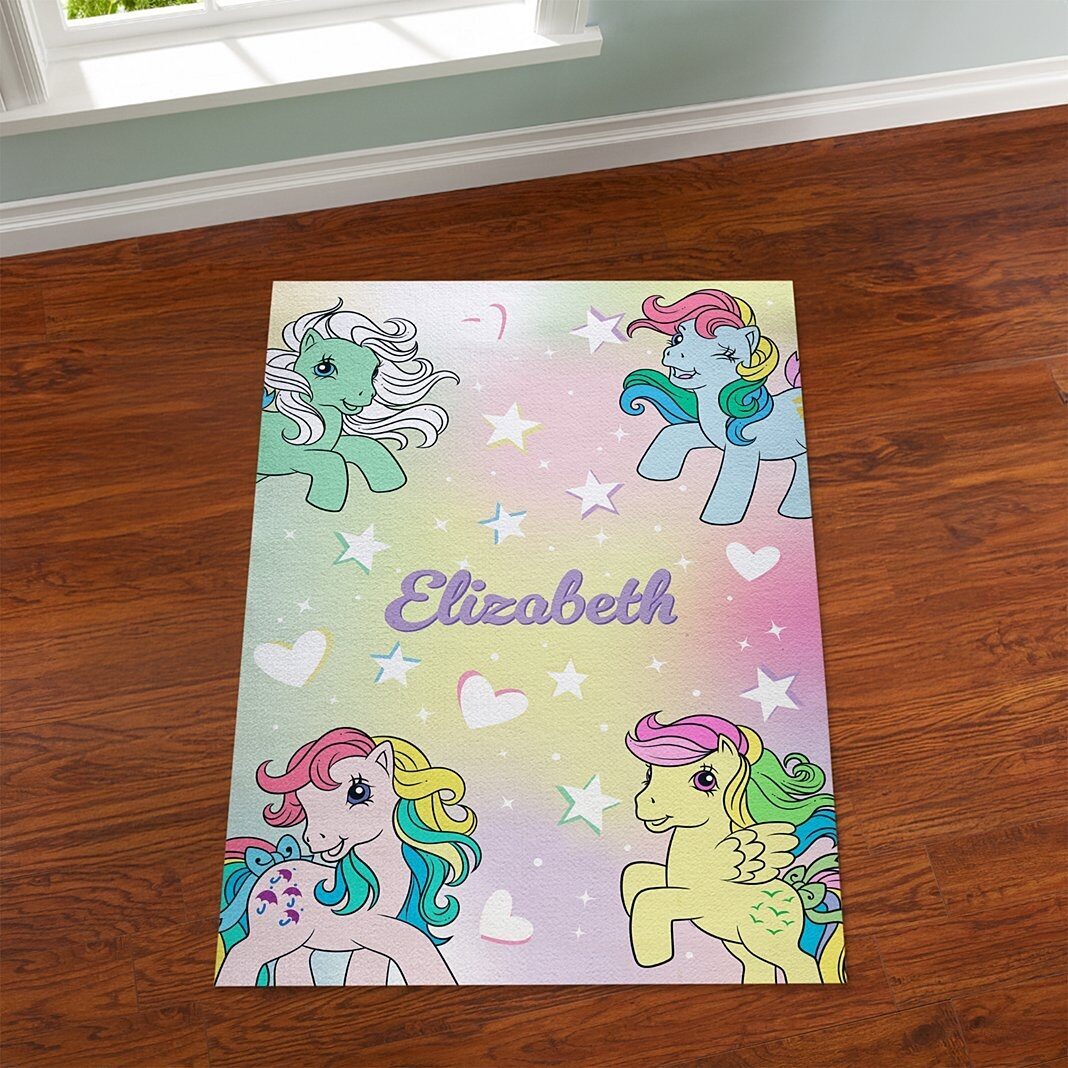 Tapete de juego My Little Pony Retro Pastel Stars