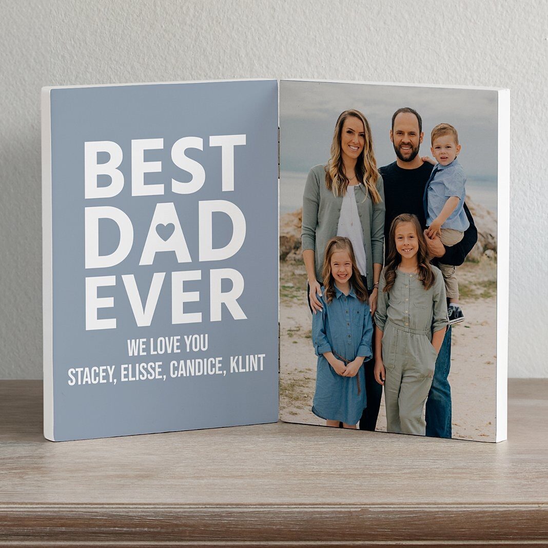 Panel de fotos del mejor papá