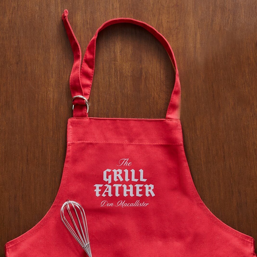 Delantal del padre de la parrilla