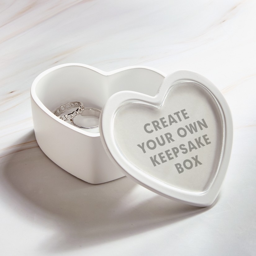 Crea tu propia caja de recuerdos en forma de corazón