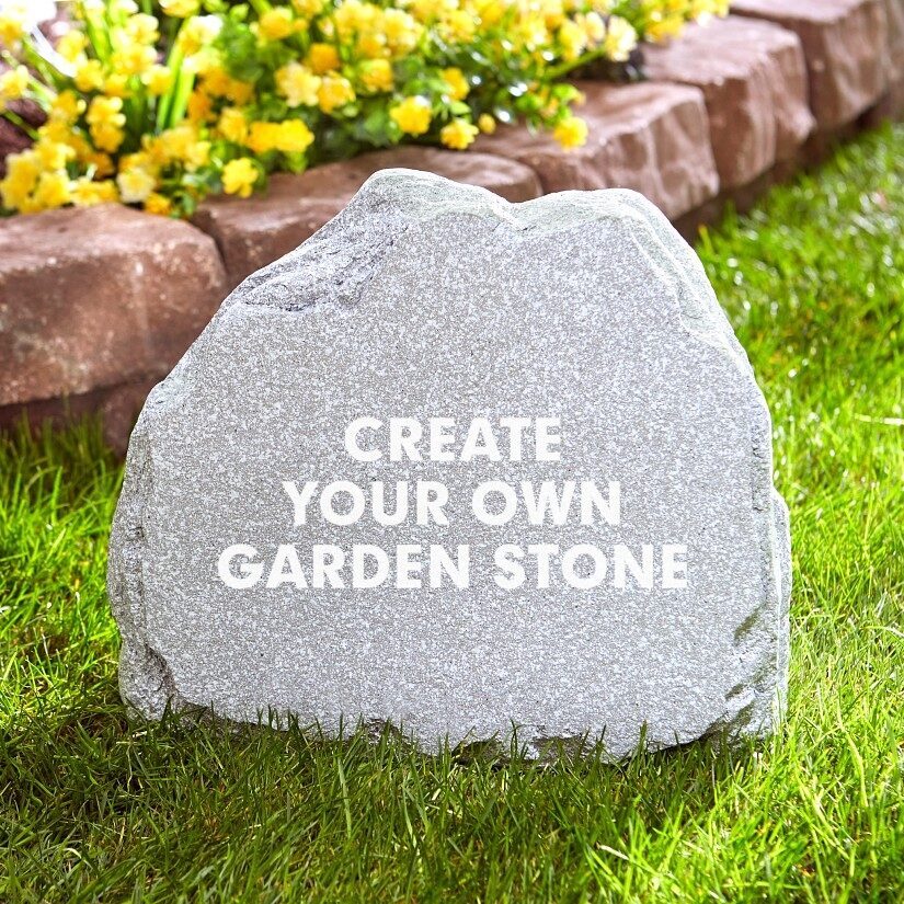 Crea tu propia piedra de jardín en pie