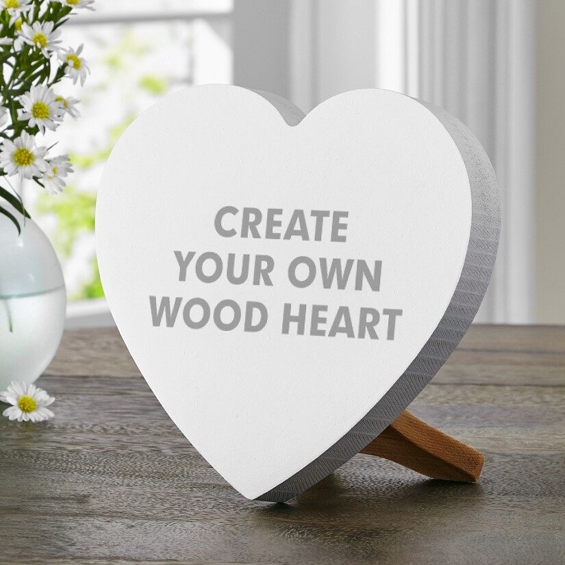 Crea tu propio corazón de madera