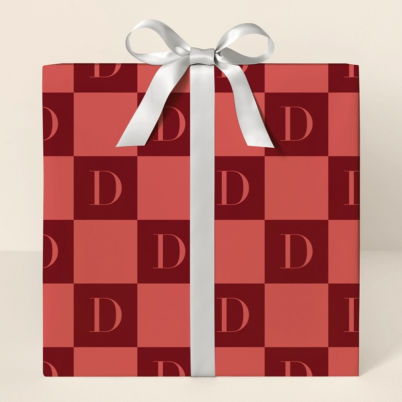 Papel de regalo a cuadros
