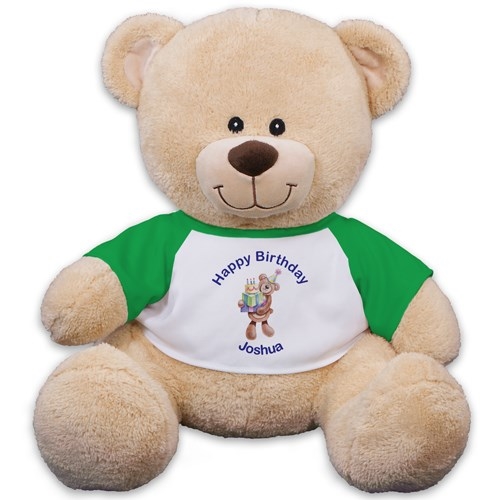 Oso de peluche personalizado para regalo de cumpleaños - 28 cm