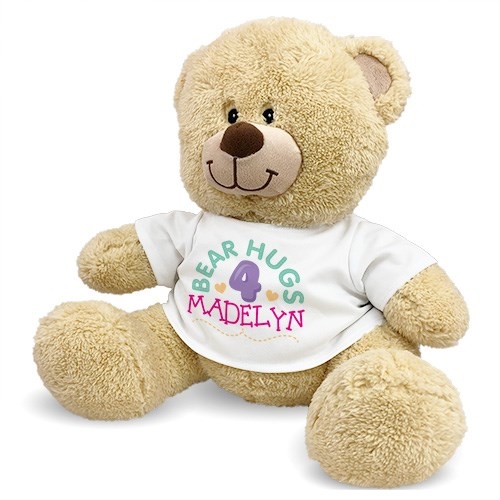Oso de peluche "Abrazos de oso para ti"