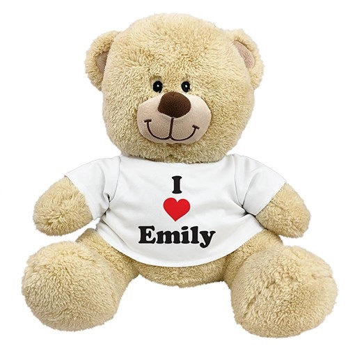 I Love You Personalized Valentine's Day Bear (11" Teddy Bear)