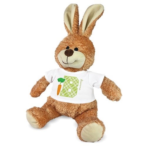 Initial Easter Bunny - 12" (11 inch teddy)